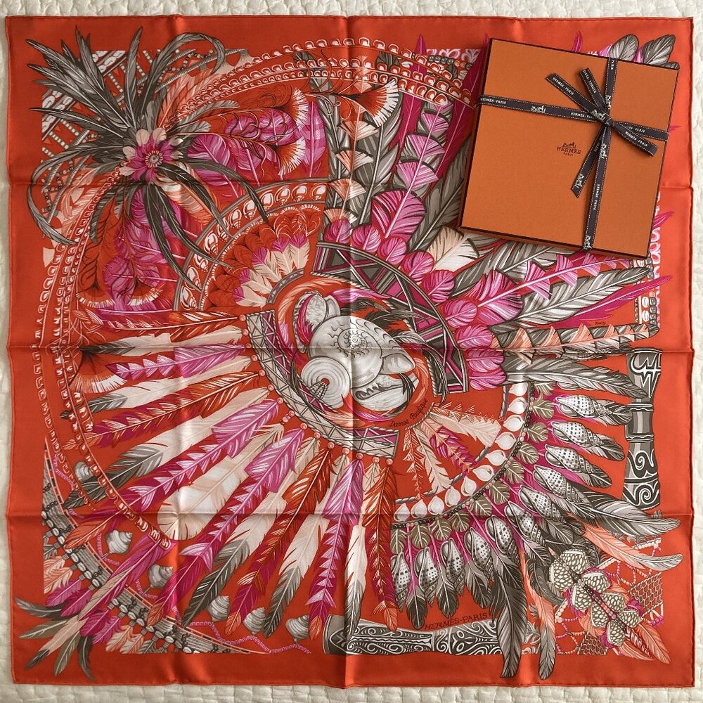 NWT Hermes Danse Pacifique Silk Scarf